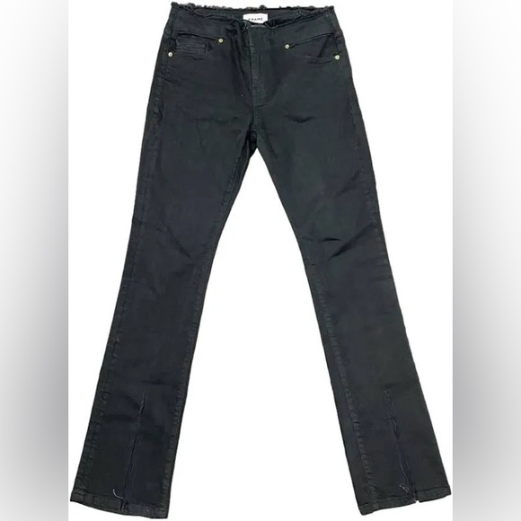 Frame Slit bottom frayed jeans - Picture 3 of 9
